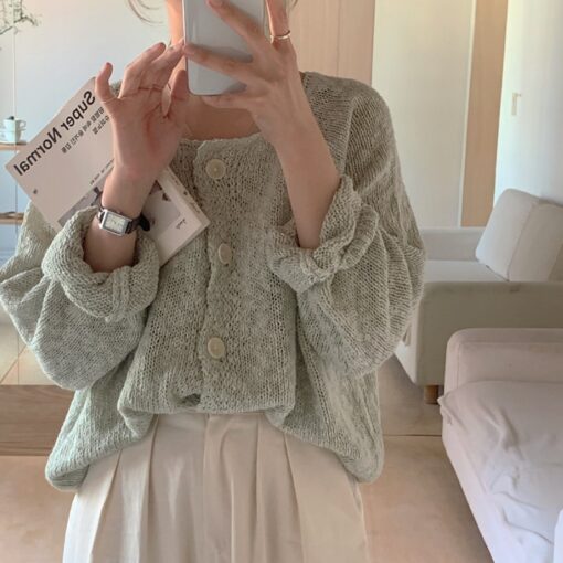 Soft Casual Kawaii Knitted Sweater