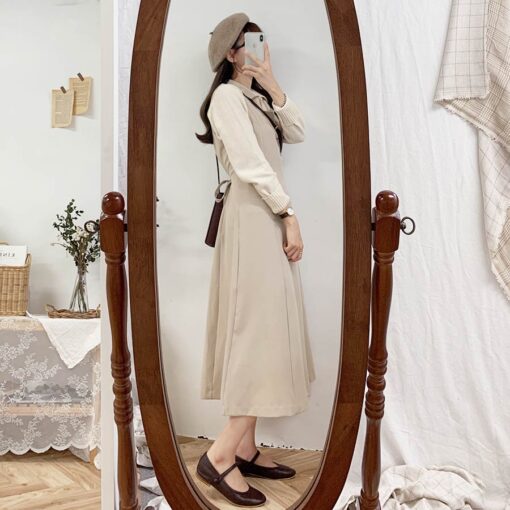 Kawaii Sleeveless Soft Girl Vintage Dress  9