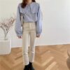 Chic Retro French Gentle Sailor Collar Blouse Shirt