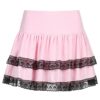 Soft Girl Vintage Lace Harajuku Pleated Skirt