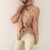 Softie Loose Knitted Turtleneck Sweater