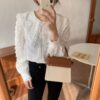 Elegant Lace Doll Collar Blouse Shirt